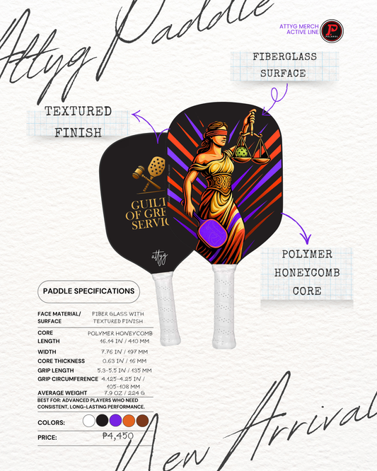 ATTYG Paddle * Palakol Performance Gear — “Guilty of Great Service” (Limited to 30 pcs)