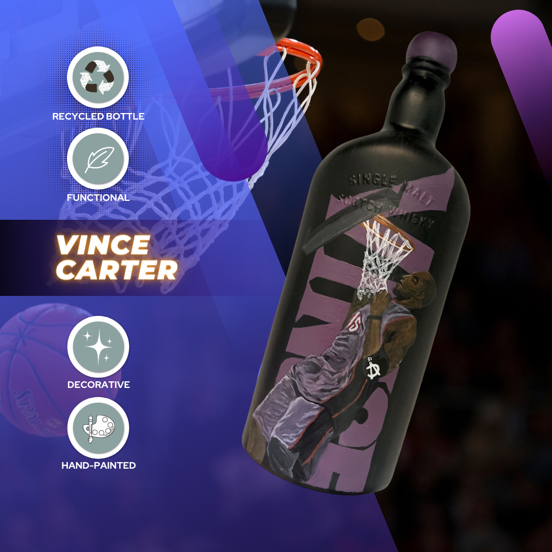 Hand-painted The Singleton 12 Years Old Malt Scotch Whisky (Vince Carter)